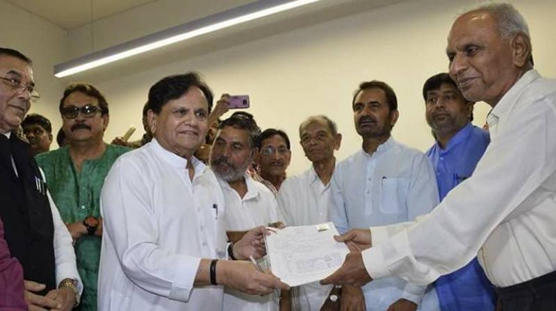 Ahmed Patel also thanked the Congress leadership for giving him the opportunity to fight this election and also lauded the MLAs who voted in his favour. (Photo: Facebook)