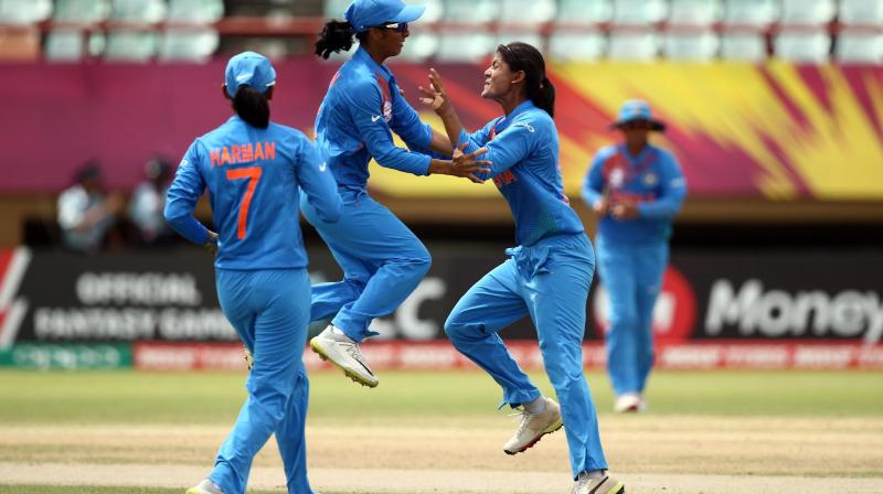 With their third win, India with six points were assured of a last-four spot along with Australia (6 points from 3 games) with New Zealand, Pakistan and Ireland already even before their campaign could officially end. (Photo: Twitter / BCCI)