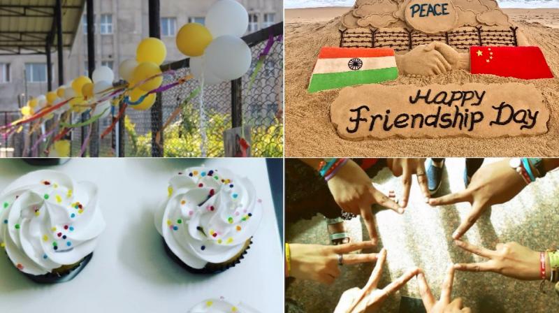 Friendship Day celebrations through colour, art and sweets