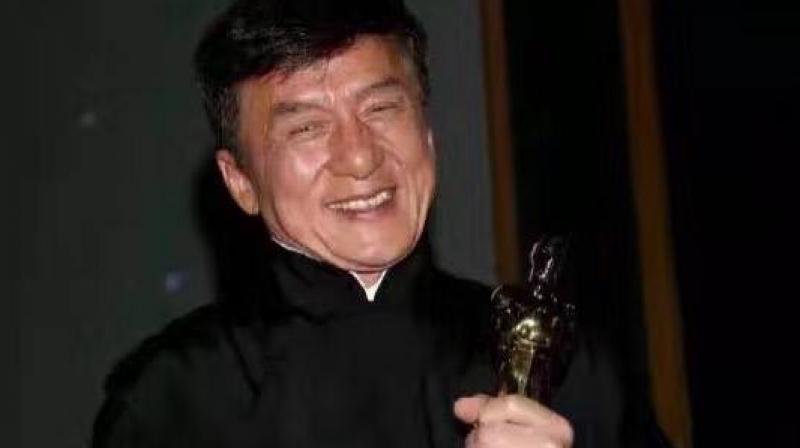 Jackie took to social nedia to express his joy. He posted this picture on Facebook, captioning it : So honored and happy and lost for words! (Pic courtesy: Facebook/ Jackie Chan).