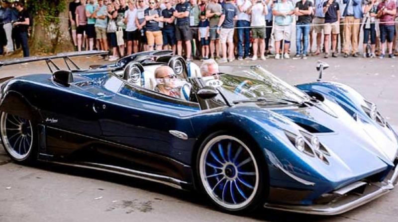 Italian sports car manufacturer Pagani Automobili has launched its latest hyper-car the Pagani Zonda HP Barchetta at a price tag of whopping Rs 122 crore. (Photo: FC)