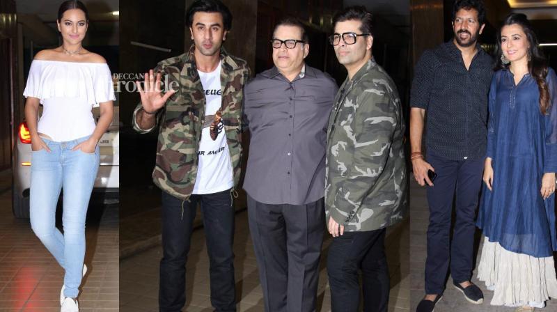 Ranbir Kapoor, Karan Johar, Sonakshi Sinha, other stars come out to party