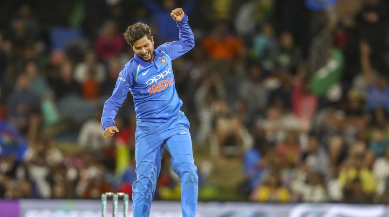 Kuldeep bagged a five-for in the rain-affected Sydney Test and most of the Australian batsmen failed to read him. (Photo: AP)