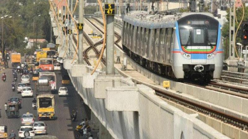 The Chief Minister directed officials to complete Metro Corridor-I from Miyapur to LB Nagar by November 2017. (Representational image)