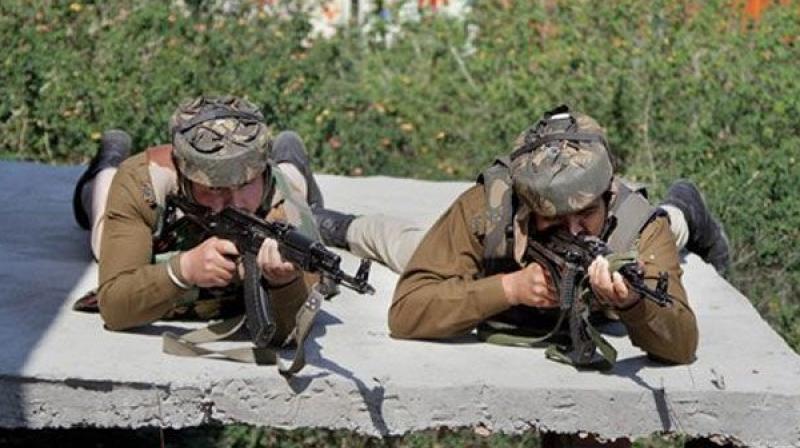 As the security forces were laying cordon around the locality, the militant hurled a grenade in a bid to escape but his attempt was thwarted. (Photo: Representational Image)