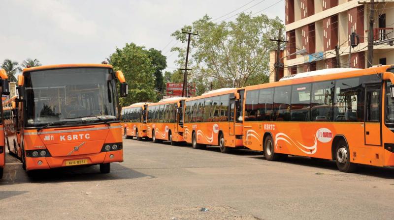 AC buses in Kochi. 	(Photo: DC/FILE)