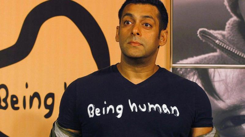 Salman Khan at Being Human event.