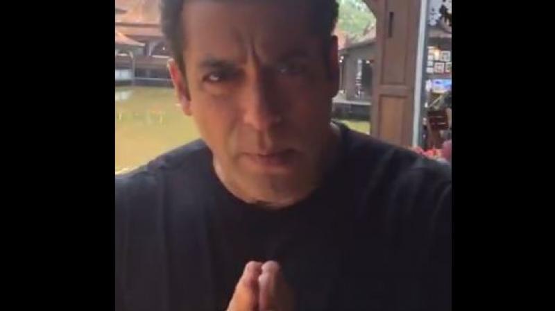 Screenshot of Salman Khan from the video.