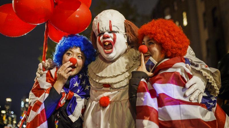 In Photos: The creepy, scary and celebritites take to streets celebrating Halloween In Photos: The creepy, scary and celebritites take to streets celebrating Halloween