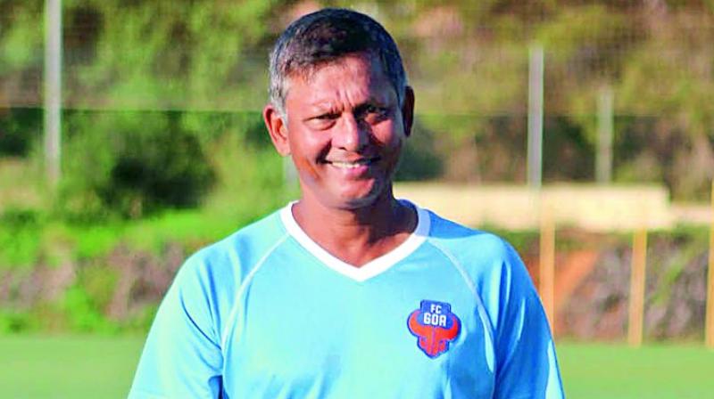 Coach Derrick Pereira, technical director, FC Goa.