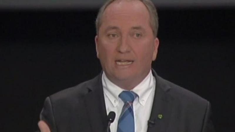 Australian Deputy Prime Minister Barnaby Joyce (Photo: Video grab)