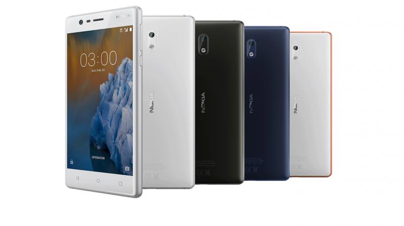 Android-powered Nokia 3 smartphone