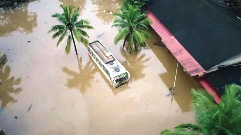 The panchayat is surrounded by the river and water from it inundated 16 of the 17 wards in the recent floods.