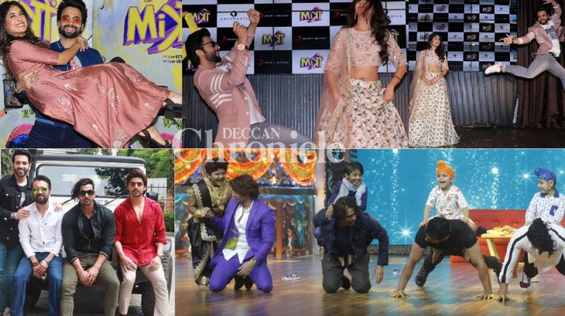 Mitron Jackky, Kritika get groovy at concert, push-up challenge for Paltan stars