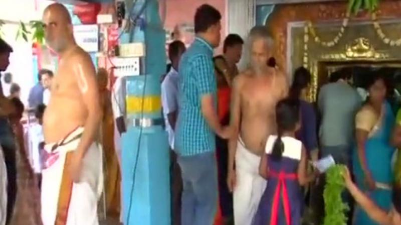 The head priests had suggested that such an invocation will help the recovery of money from defaulters, however big they are. (Photo: ANI)