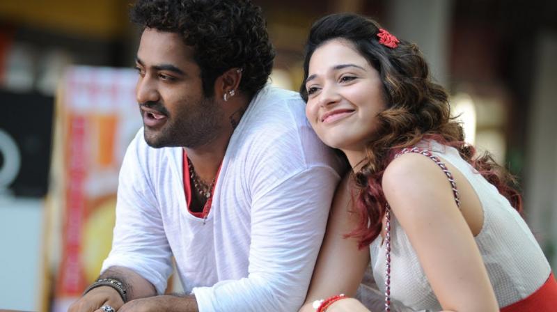 Tamannaah and Junior NTR.