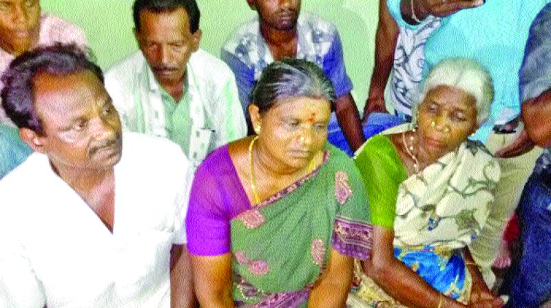 Father Jeevanatham and mother Alamelu mourn the death of their son.