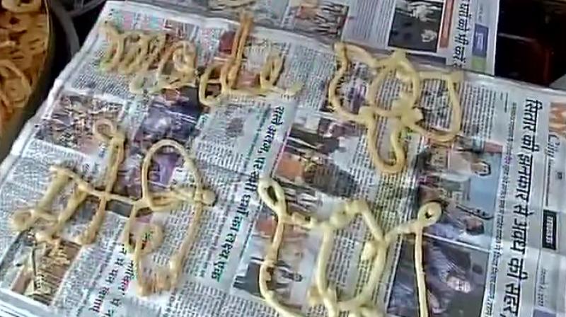 Suresh Sahu, who is the owner of a sweet shop, sells the  Modi Jalebi free of cost in a bid to woo customers. (Photo: File)
