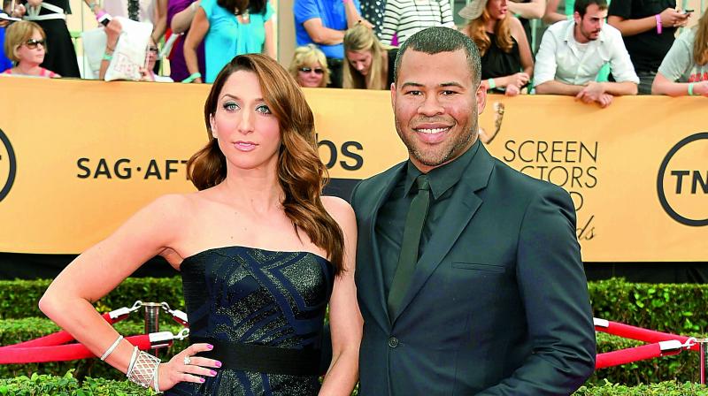 Chelsea Peretti and Jordan Peele