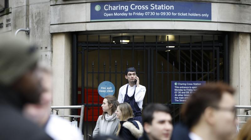 Reports of man on the tracks claiming to have a bomb. (Photo: AFP)