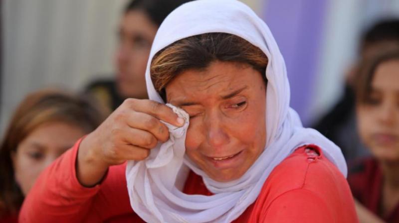 According to officials dealing with genocide and religious leaders, she said, 3,154 Yazidis are missing including 1,471 women and girls  and 1,200 Turkmen are missing including 600 women and 250 children. (Photo: Representational/ AP)