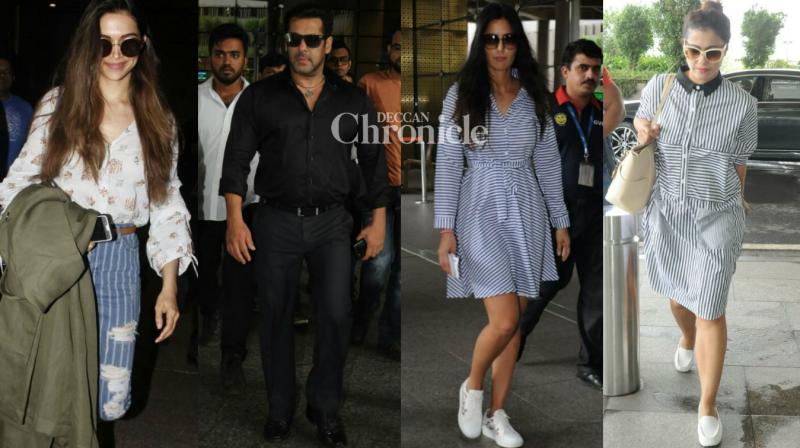 Salman, Deepika, Katrina, Kajol, other stars ace their airport looks