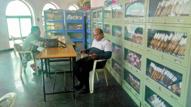 Ahmed Shareef Library is situated on the first floor of the Haj House.