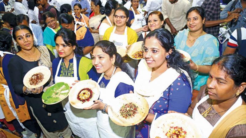 Talking about the attempt, Chef Padayal Sivakumar said,  All the ingredients used in the dishes today are regular day to day ingredients that a Tamil Nadu household usually uses.