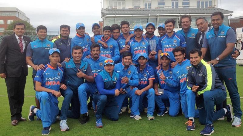 Team India ICC Under 19 Cricket World Cup scheduled to be held from January 13 to February 3 next year.