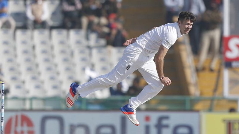 James Anderson is ruled out of the fifth and final Test against India due to soreness in his body. (Photo: AP)
