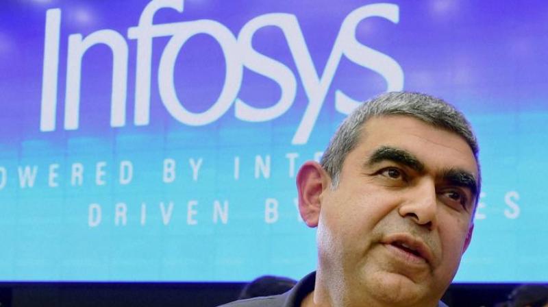 Vishal Sikka had joined Infosys on August 1, 2014 after S D Shibulals exit. (Photo: PTI)