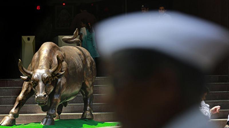 At the Bombay Stock Exchnage (BSE) market players followed instinct as bargain hunting in recently beaten down shares. (Photo: PTI)