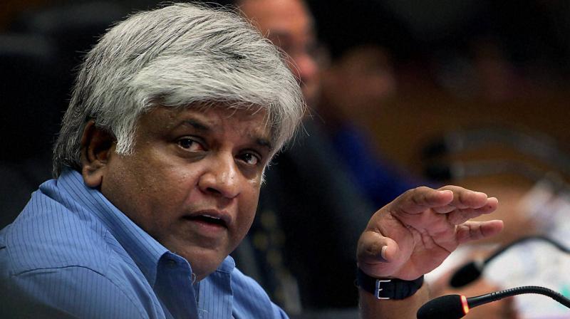 Ranatunga, who has aspirations of heading the board, said the islands cricket officials were to blame for the misconduct that saw Sri Lankas skipper, coach and manager penalised during the second Test against the West Indies. (Photo: PTI)
