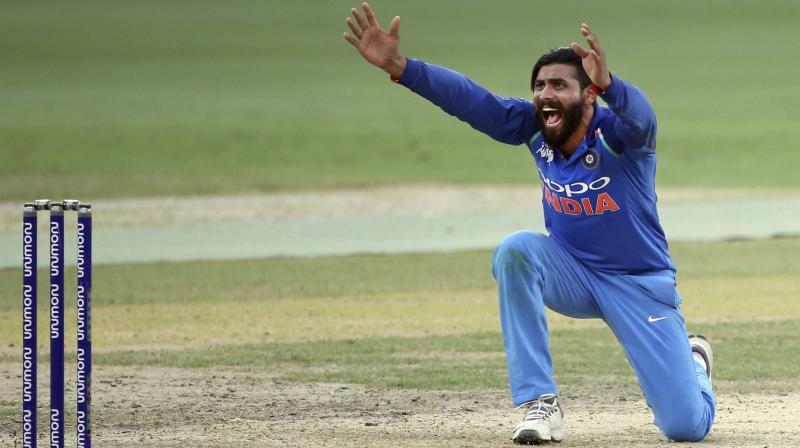 Jadeja is only 15 wickets away from breaking Kapil Devs record that would see him become the highest ODI wicket-taker for India against the Windies. (Photo: AP)