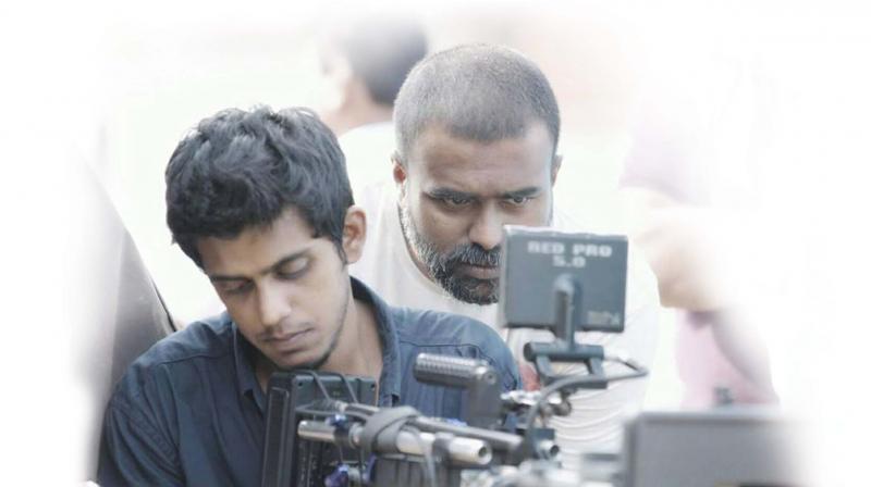 Gautham with director Saheed (right).