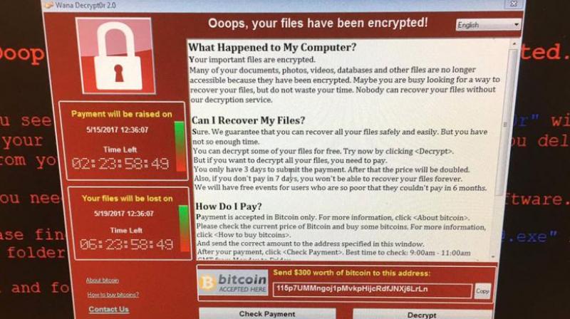 The ransomware has been identified a new variant of \WannaCry\ that had the ability to automatically spread across large networks by exploiting a known bug in Microsofts Windows operating system. (Photo: @fendifille/Twitter)