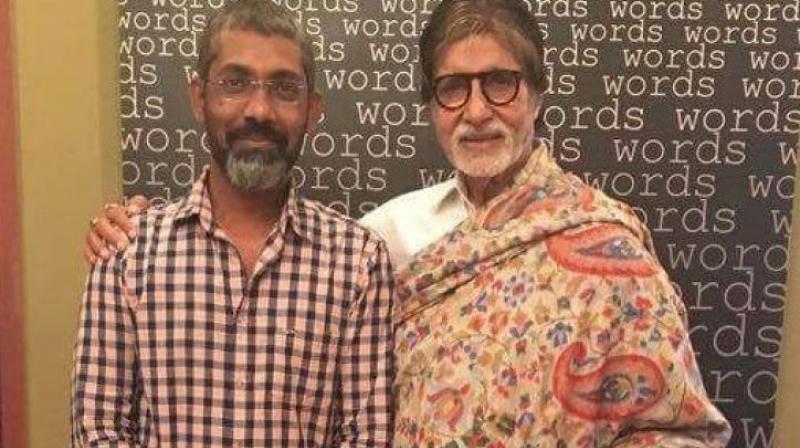 Amitabh Bachchan poses with Nagraj Manjule