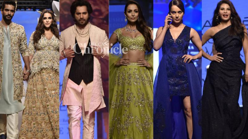 LFW: Kangana, Varun, Malaika, expectant Neha-Angad, others classy ramp walks