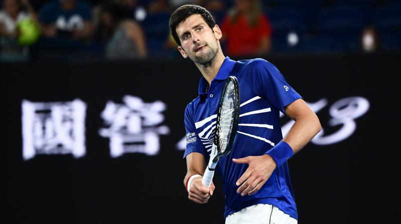 Serbian top seed Djokovic is looking to make history by winning a seventh title. (Photo: AFP)