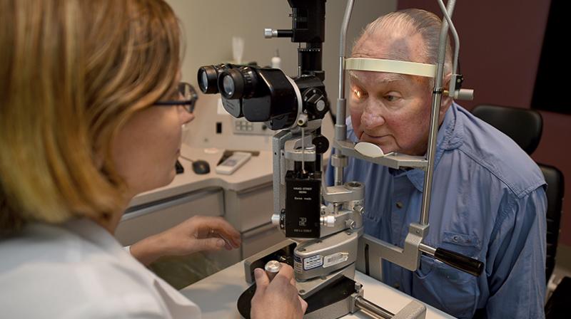 A smart drainage device may help patients with glaucoma save their eyesight. (AP Photo)