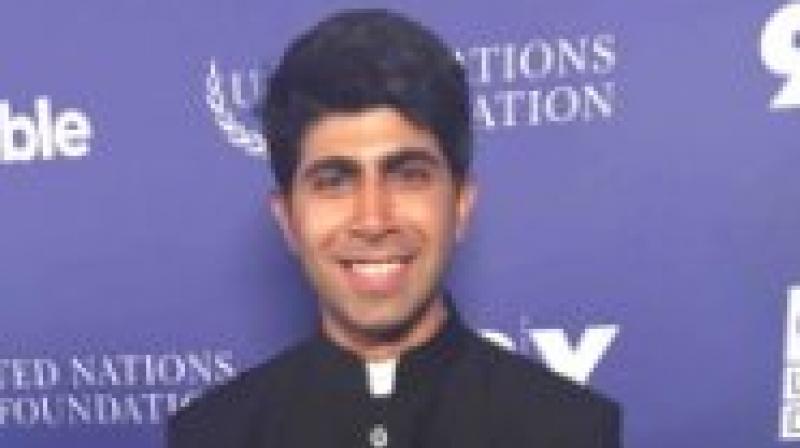 The award recognising the 25-year-olds exceptional work towards solving hunger and malnutrition in India was presented to him by Queen Elizabeth II. (Photo: LinkedIn)