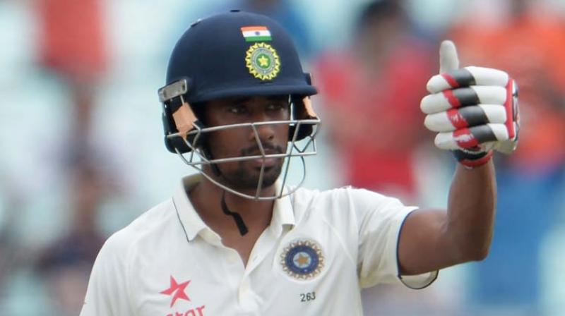 In 42 scoring strokes, Wriddhiman Saha had accumulated 140 runs (26 fours and six sixes). (Photo: PTI)