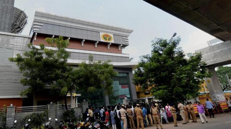 Income Tax department also raided the Tamil television channel, Jaya TV, over suspected tax evasion. (Photo: PTI)