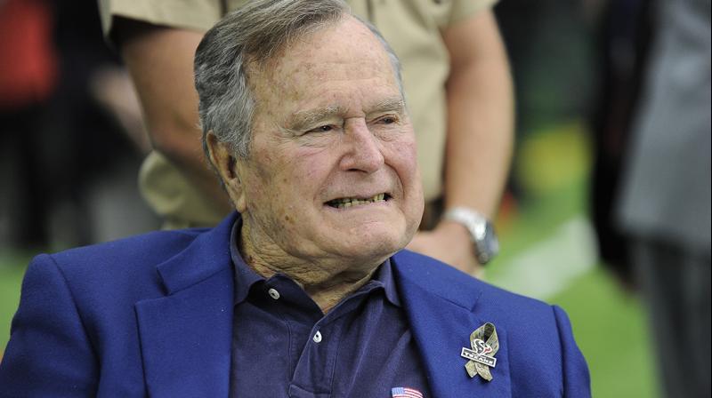The woman, Roslyn Corrigan, is at least the fifth woman to claim former president George HW Bush groped her. (Photo: AP/File)