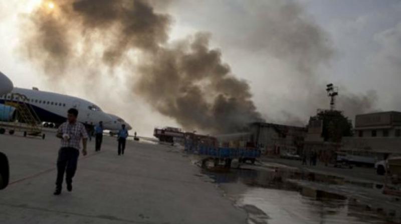 More than 20 people were killed and 18 others injured in the 2014 attack on the Haj terminal of Karachi airport. (Photo: AP)