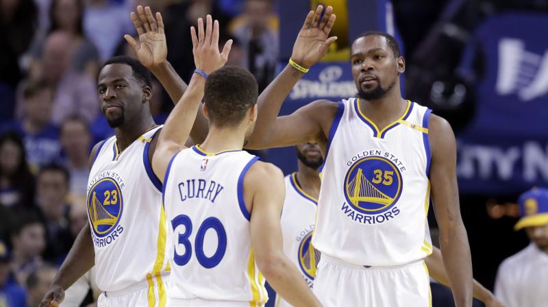 Golden State has the NBAs best record at 31-6 and past Most Valuable Players Stephen Curry and Kevin Durant. (Photo: AP)