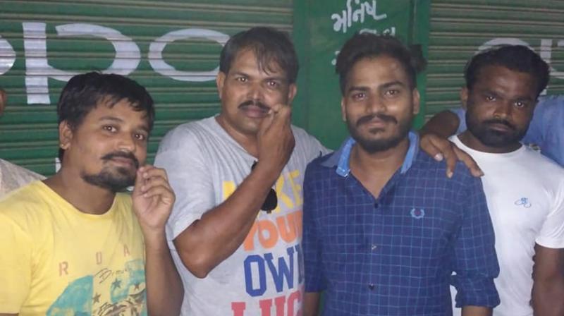 Many Dalit men also posted photos on social media that showed them twirling their moustaches. (Photo: Facebook/à¤®à¥à¤•à¥‡à¤¶ à¤¶à¤¾à¤¹)