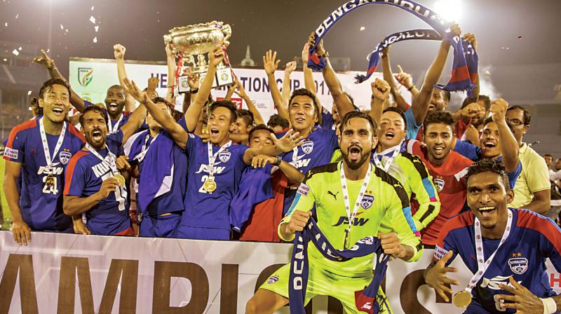Federation Cup holders Bengaluru FC will solely play the ISL if their bid gets accepted. (Photo: DC)