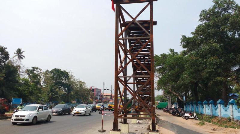 Construction of FoB progressing at Madavana Jn.