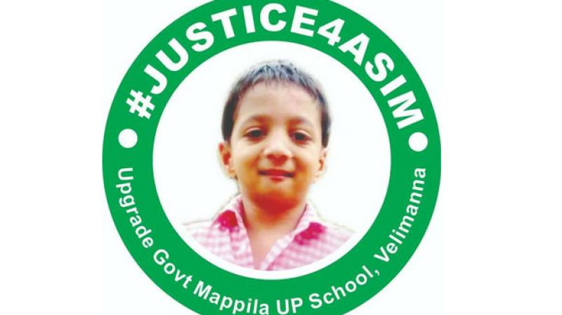 Muhammed Asim, who has no hands, completed his 7th class at Government Mappila UP School, Velimanna.